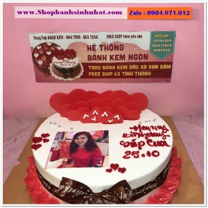 Bánh Sinh Nhật In Hình Ảnh - H462